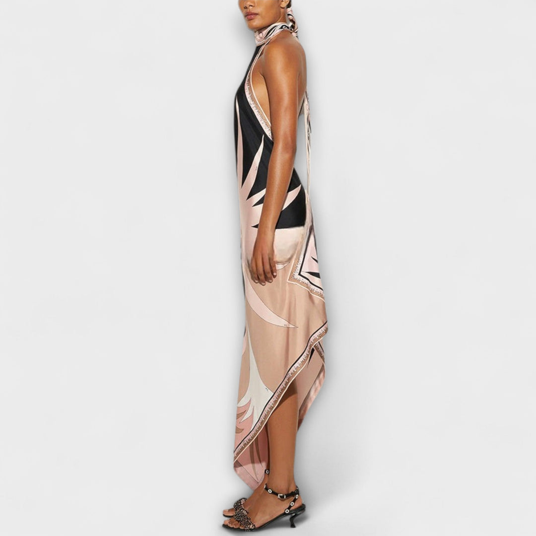 Ivy - Halter Knee-Length Dress