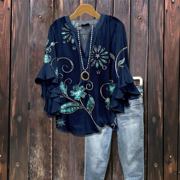 Grace - Floral Loose Blouse