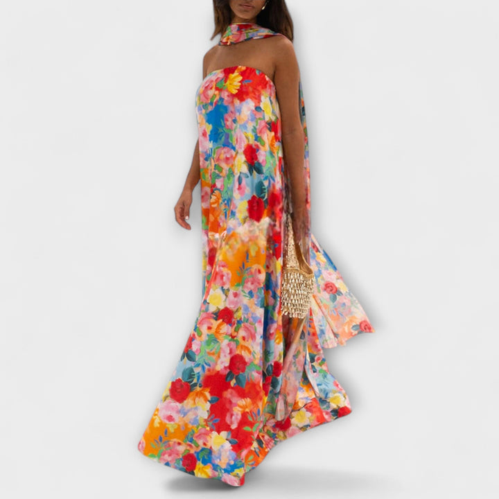 Isla - Off-Shoulder Maxi Dress