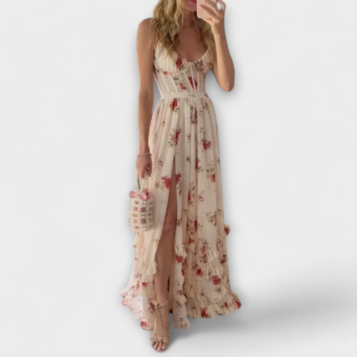 Hazel - Floral Sleeveless Dress