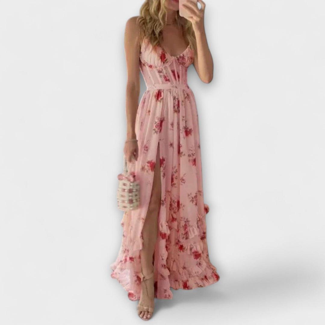 Hazel - Floral Sleeveless Dress