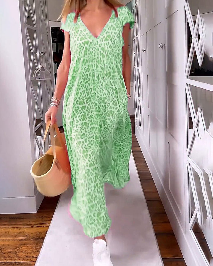 Sophie - V-Neck Maxi Dress